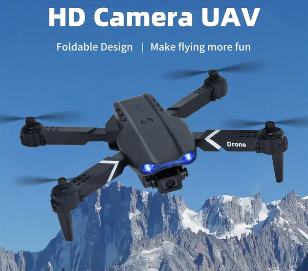 E99 K3 Pro Drone 4K HD Dual Camera Quadcopter WIFI FPV Obstacle Avoidance Long Flight Time Foldable Design for Professional Aeri