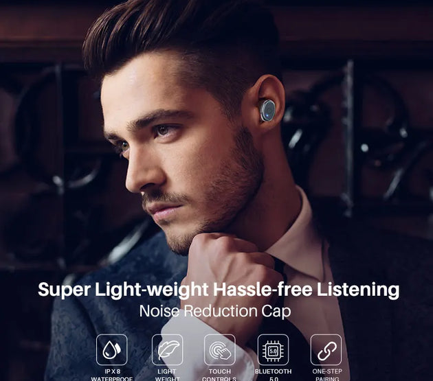 Refurbished TOZO TWS Earbuds AI Translate In Ear Bluetooth 5.3 Earphones with Mic ENC Touch Control  32 Preset EQs Support APP