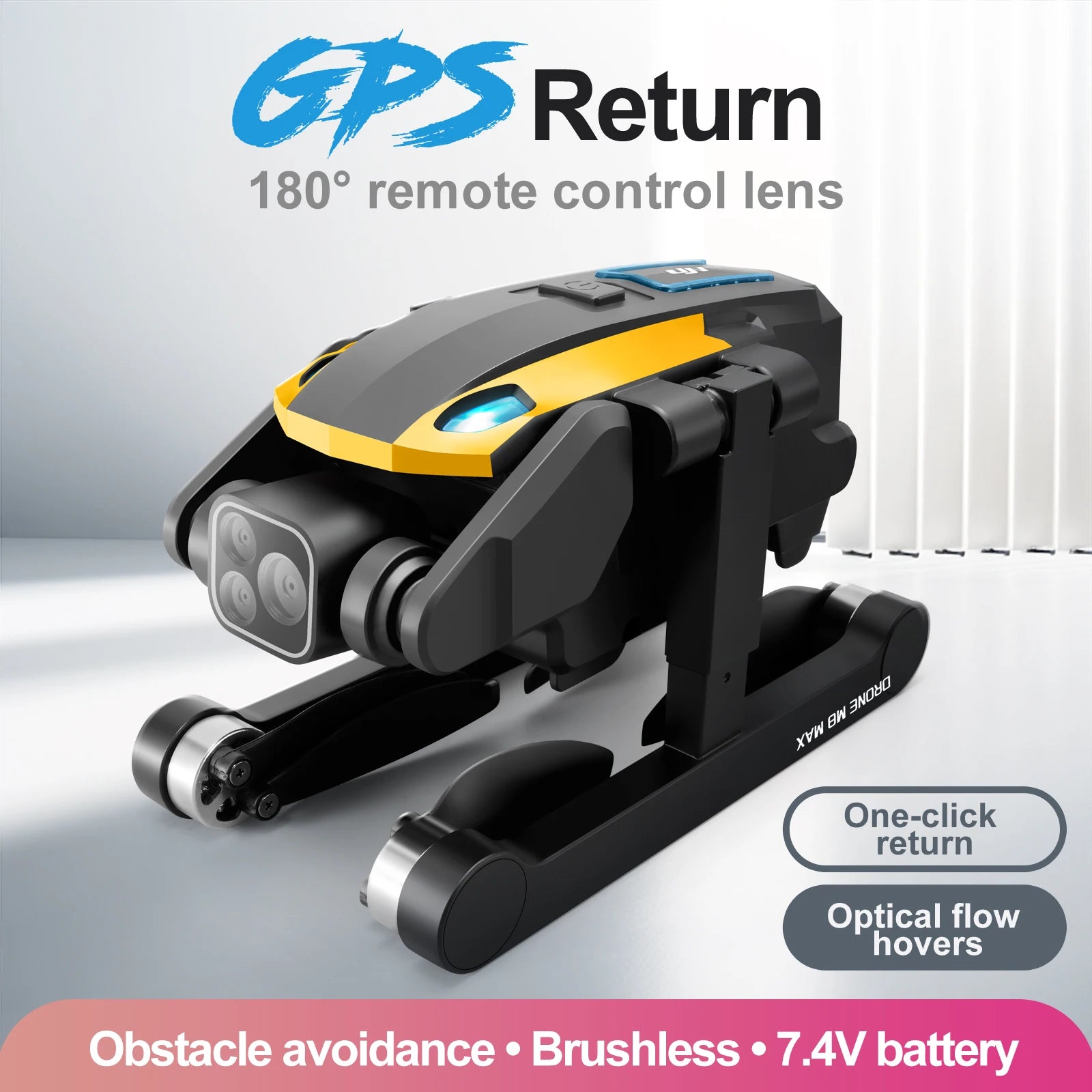M8 max drone, 8K camera intelligent obstacle avoidance, optical flow positioning precise hovering shooting,