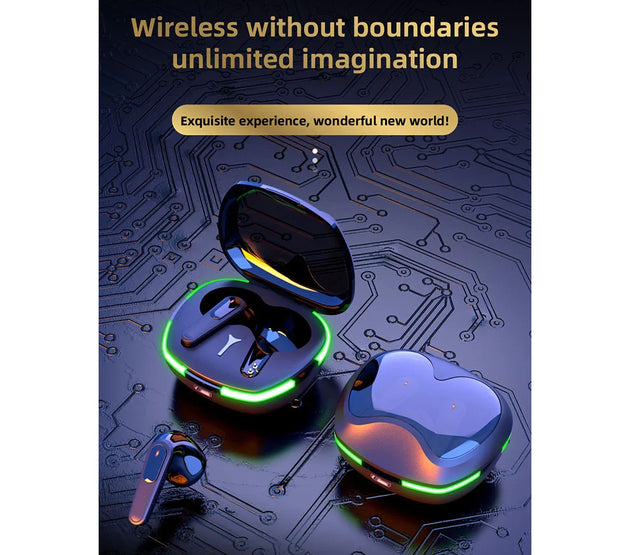 TWS Pro 60 Wireless Bluetooth Headset with Mic Earbuds Noise Cancelling Stereo Bluetooth Earphones Wireless Headphones
