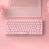 Ajazz AK33 Wired Mechanical Keyboard, 82-Keys Compact Mechanical Gaming Keyboard with Anti-ghosting Keys, Small and Portable
