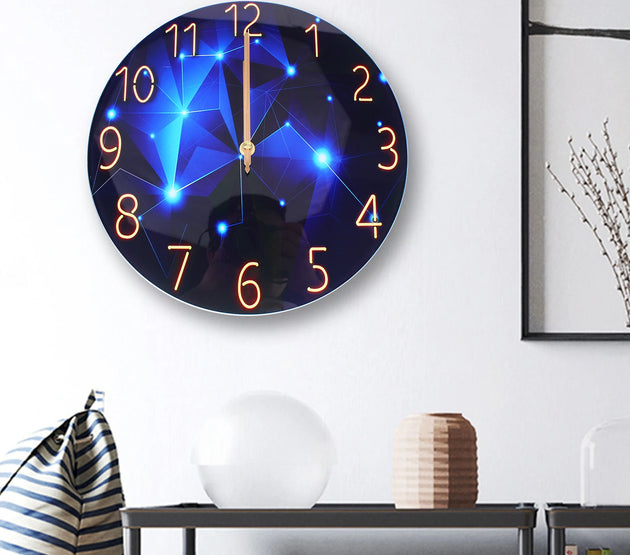 30cm/11.81in Wall Clock for Living Room Decor Decorative Wall Clock, Large Wall Clock for the living room, entrance, corridor