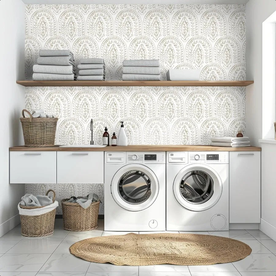 Peel and Stick Wallpaper Boho Modern Wall Paper Peel and Stick Removable Contact Paper Self Adhesive Wallpapers for Bedroom and