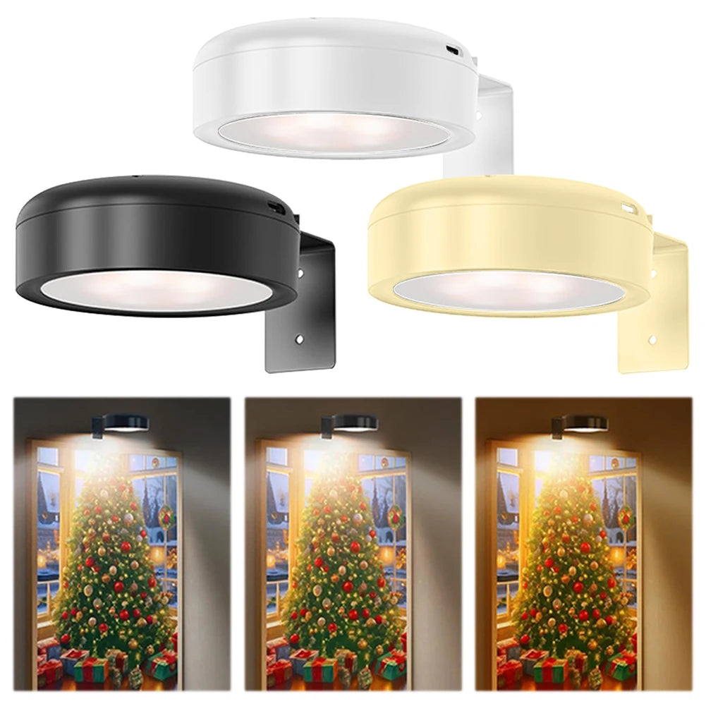 2/3 Pcs Rechargeable Wireless Wall Light 3/13 Color Dimmable Led Spotlight For Lighting Paintings Pictures with Remote and Timer