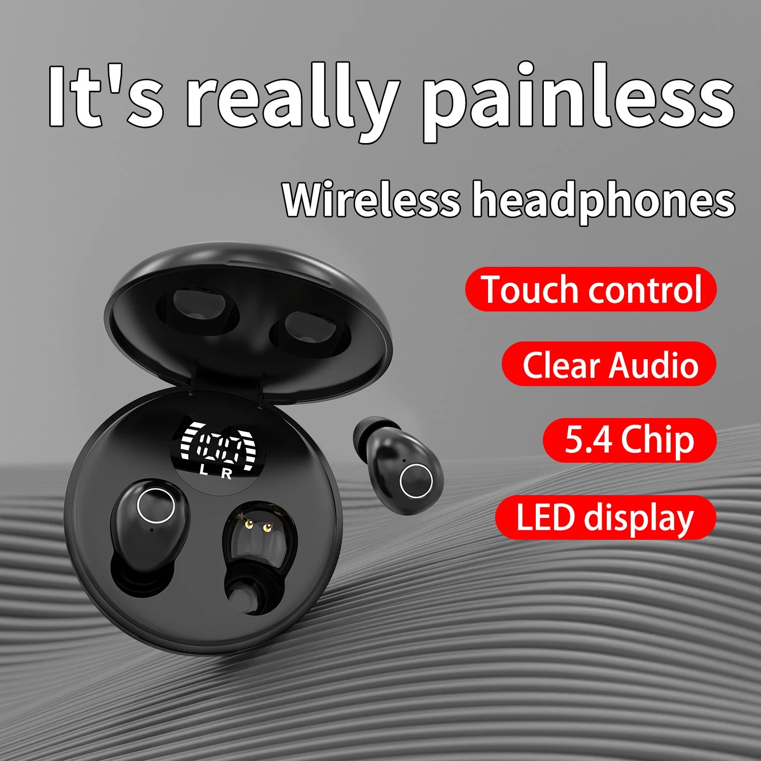 SK31 Mini Sleeping 5.4 Bluetooth Earphone Wireless Headphones Sport Running Invisible Earbuds HIFI Bass For Xiaomi Redmi Headset