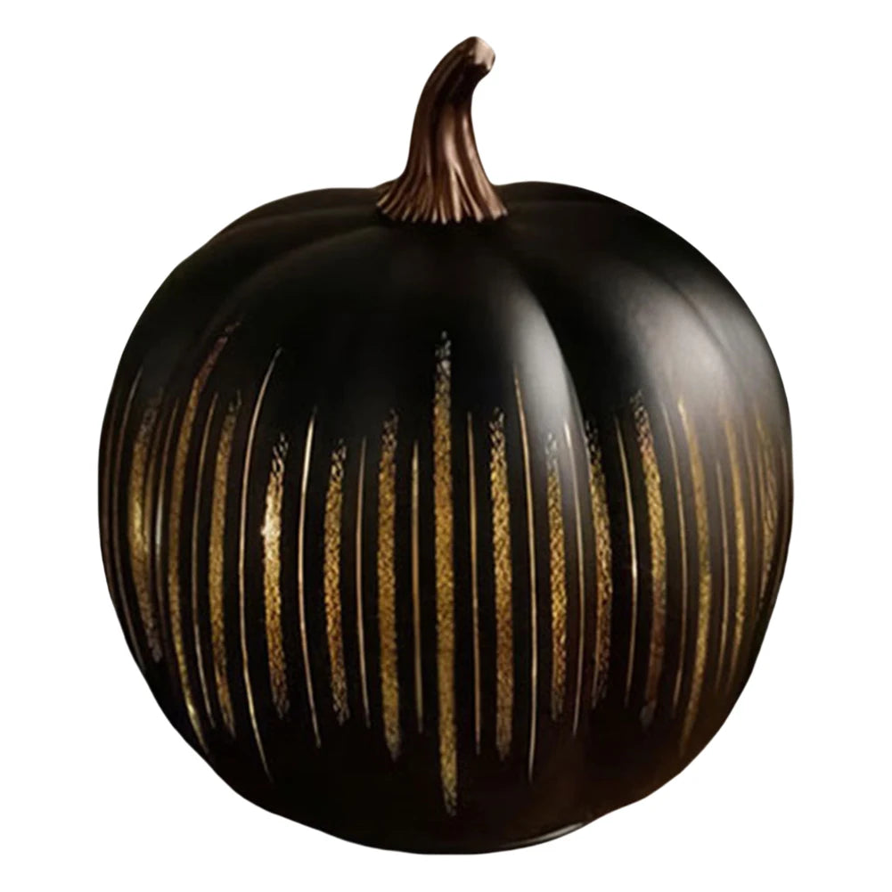 Twinkle Light Pumpkins with Timer Starry Night Pumpkins Glass Halloween Pumpkin Lamp Light for Home Bedroom Bathroom Hallway