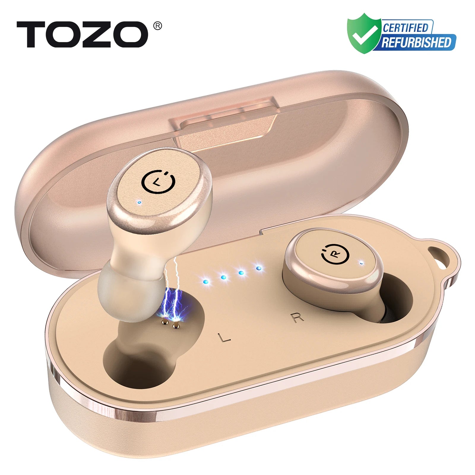 Refurbished TOZO TWS Earbuds AI Translate In Ear Bluetooth 5.3 Earphones with Mic ENC Touch Control  32 Preset EQs Support APP