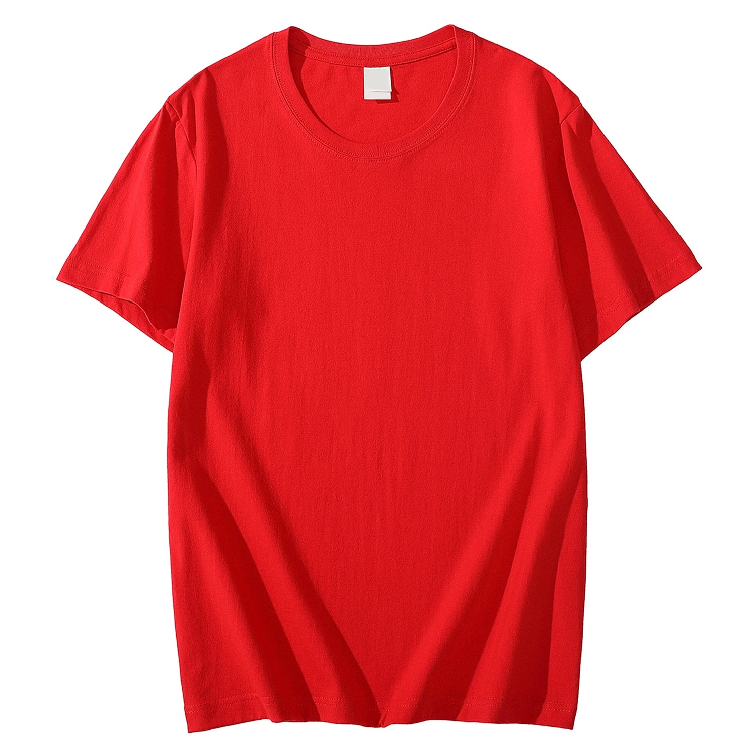 Solid Color T-shirt 8 Colors 2025 New Short Sleeve Men's/Women's Heavy Pound 220g Cotton White Crewneck Loose Top S-4XL