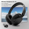 FM Wireless Headphones Over Ear Music Earphones with Transmitter 3.5mm Wired Headset Support FM Radio for TV PC Phones MP3