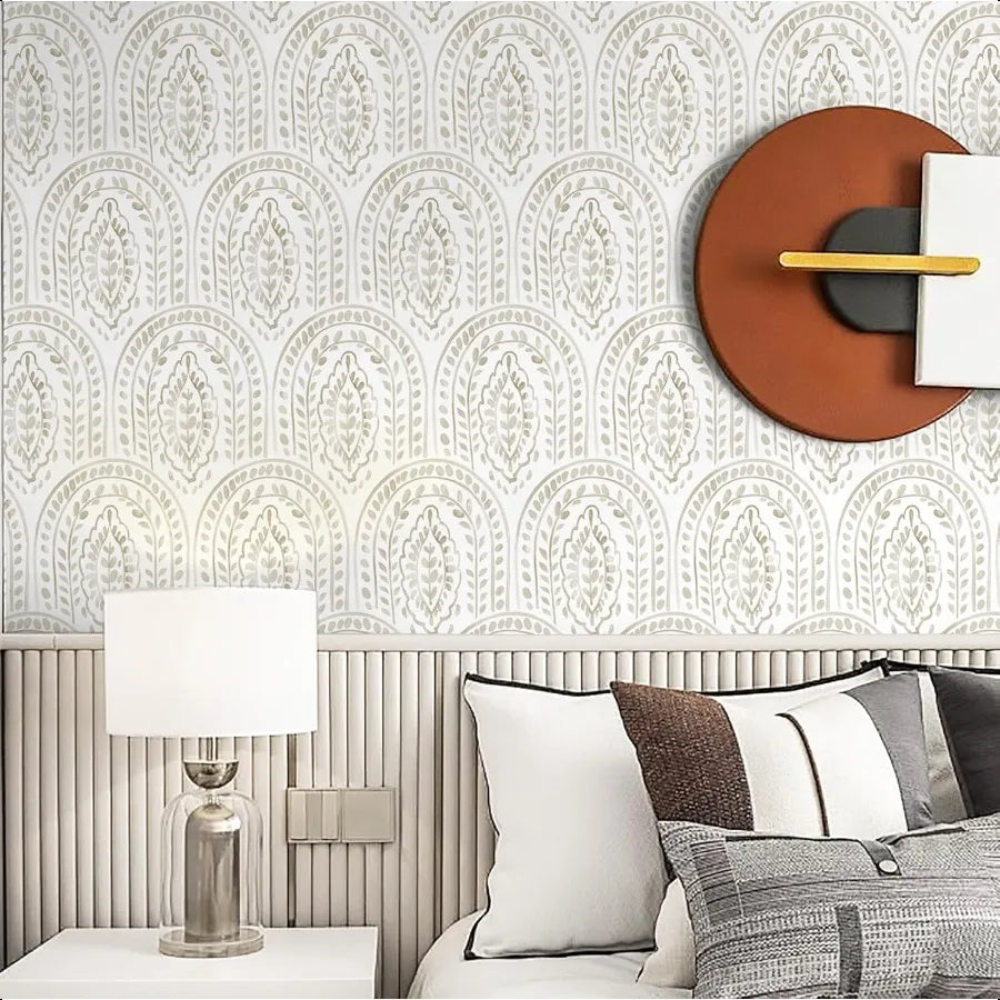 Peel and Stick Wallpaper Boho Modern Wall Paper Peel and Stick Removable Contact Paper Self Adhesive Wallpapers for Bedroom and