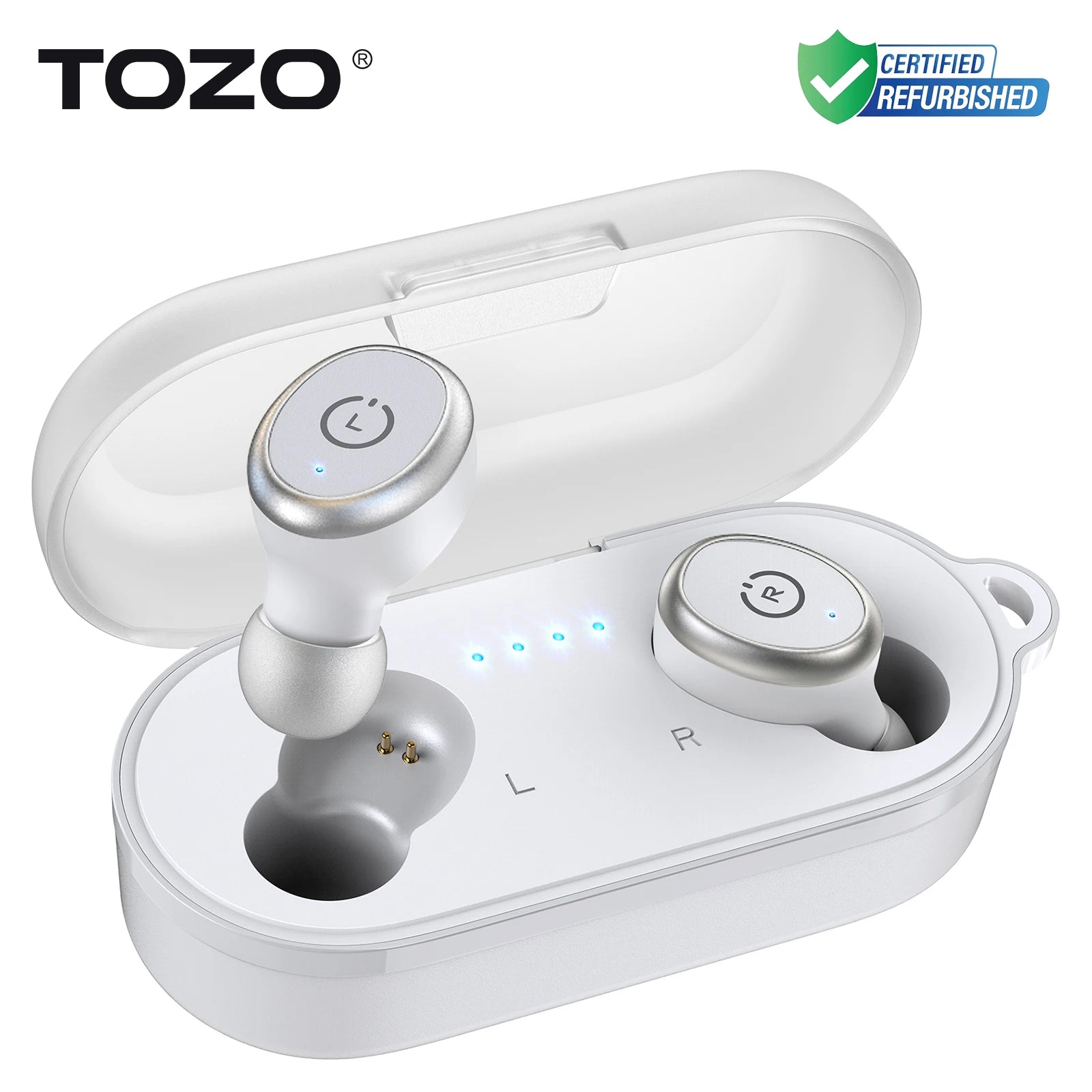 Refurbished TOZO TWS Earbuds AI Translate In Ear Bluetooth 5.3 Earphones with Mic ENC Touch Control  32 Preset EQs Support APP