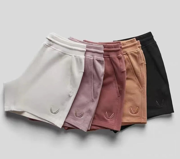 Summer Men New Embroidery logo shorts Fitness Gyms Shorts Running Cotton Short Pants Male Jogger Workout Brand sports shorts