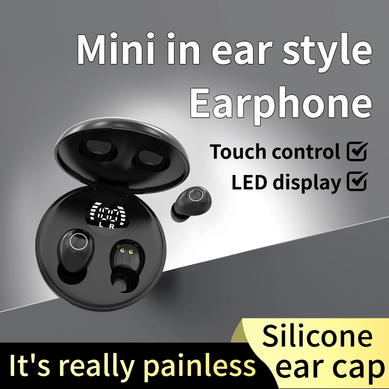 SK31 Mini Sleeping 5.4 Bluetooth Earphone Wireless Headphones Sport Running Invisible Earbuds HIFI Bass For Xiaomi Redmi Headset