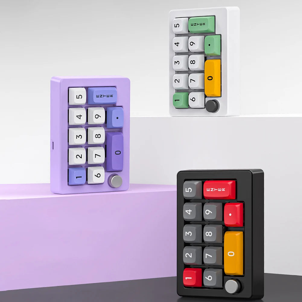 13 Key Wired Macro Programmable Programming KeyPad Fully Hot Swappable Gaming Mechanical Keyboard 12 RGB Lighting Effects