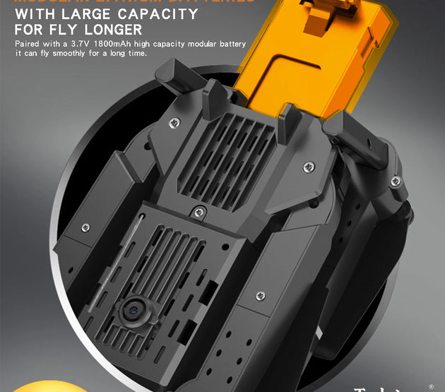 High - Performance Drone for Aerial Imaging, with Real - Time HD Transmission, Adjustable Up - Down Lens, and 100m Remote Contro