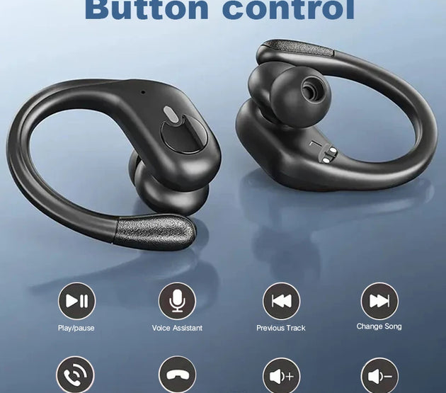 GREATWALL Wireless Earphones Headphones HiFi Music Stereo Sport Noise reduction Headset Charging Box Led Display HD Call Earbuds