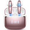 DRSAEC Wireless Earbuds, Bluetooth 5.3, 4 ENC Noise Canceling Mic, 40H LED Display Charging Case, IP7 Waterproof in-Ear Earbuds.