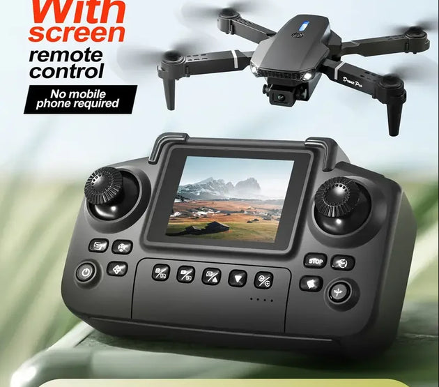 E88 Air Screen Control Drone Professional Wide RC Dron HD 4K Camera Foldable Helicopter Aircraft Quadcopter Drone Kid Gift Toys