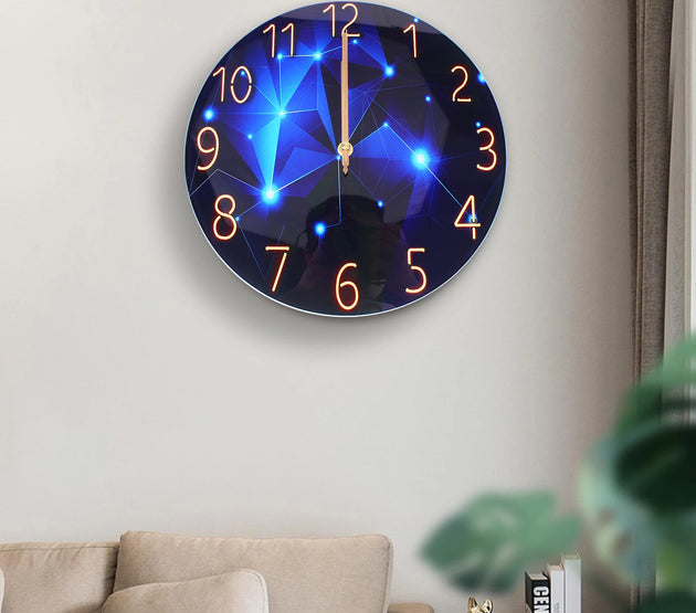 30cm/11.81in Wall Clock for Living Room Decor Decorative Wall Clock, Large Wall Clock for the living room, entrance, corridor