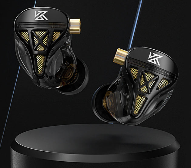 KZ-DQS In Ear Wired Earphones 3.5mm Plug Professional Wired Headphones Noise Cancelling Bass Earbuds for Sports Game Music