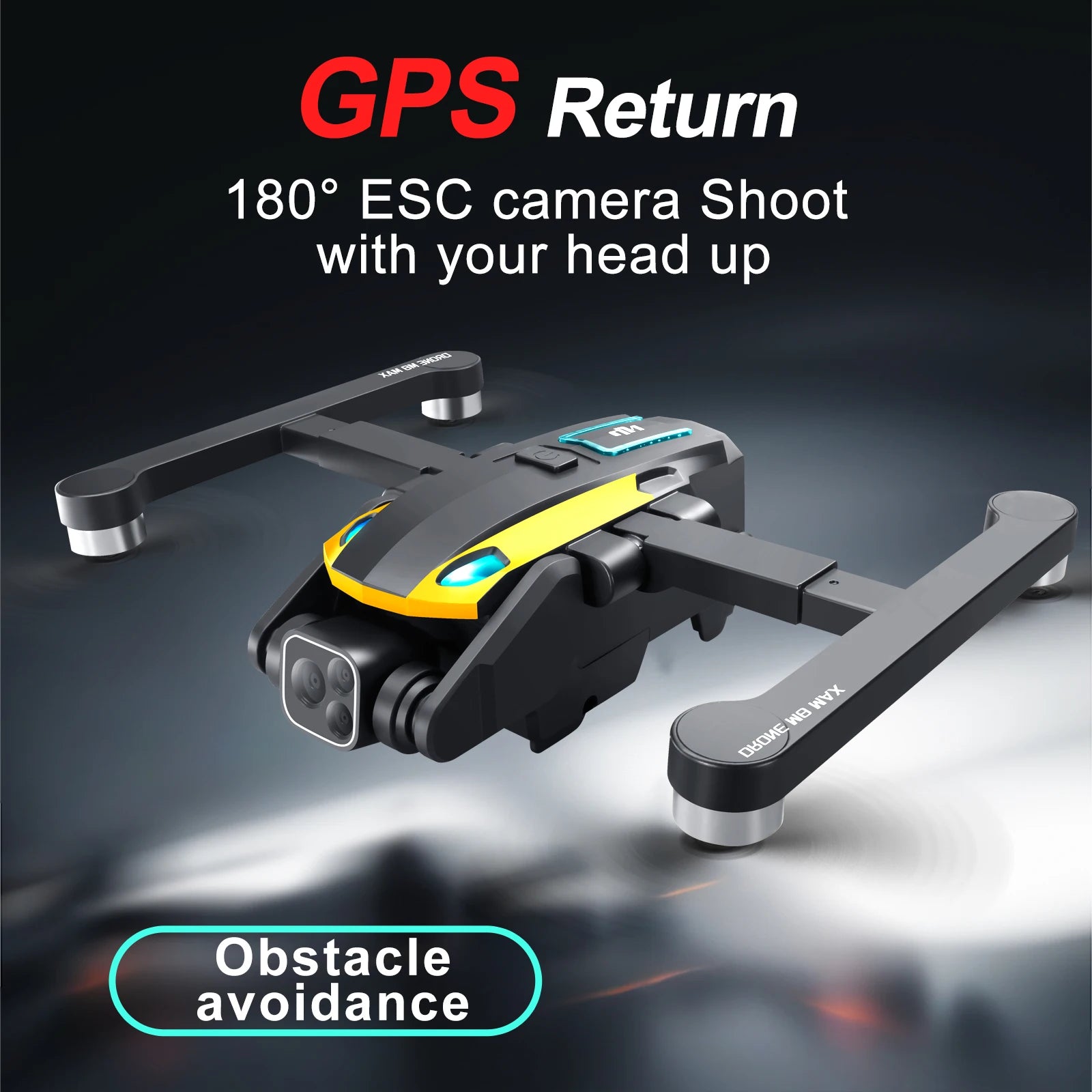 M8 max drone, 8K camera intelligent obstacle avoidance, optical flow positioning precise hovering shooting,