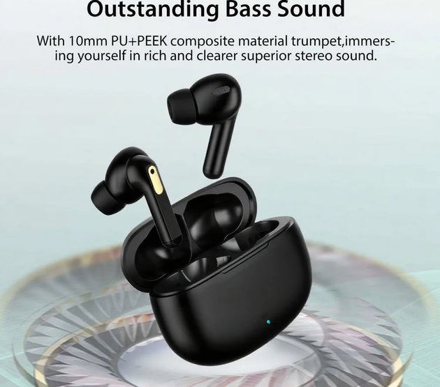 Headphones Wireless Earbuds In-ear Sports Earphones with Dual Mic 24H Immersive Music Headset