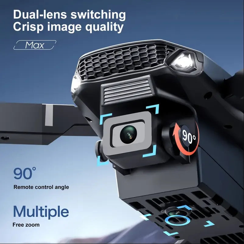 E88 Air Screen Control Drone Professional Wide RC Dron HD 4K Camera Foldable Helicopter Aircraft Quadcopter Drone Kid Gift Toys