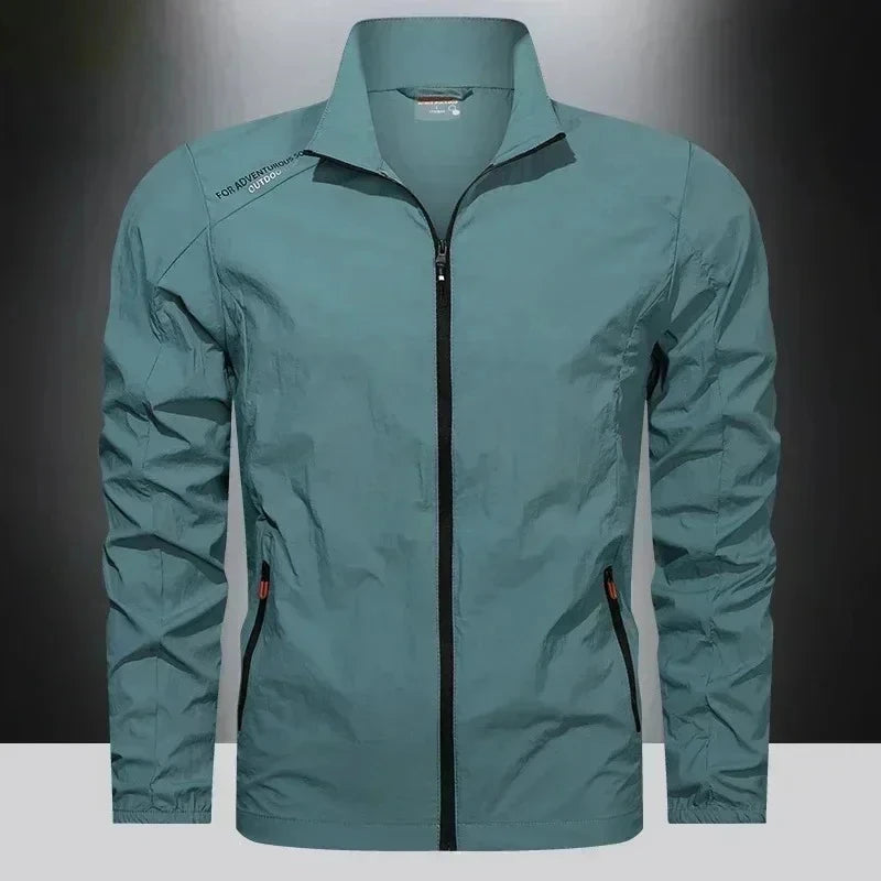 UPF100+ Men Summer Windbreaker Zip Pockets Uv Sun Protection Jackets Breathable Ultra-light Clothes Outdoor Skin Thin Coats Camp