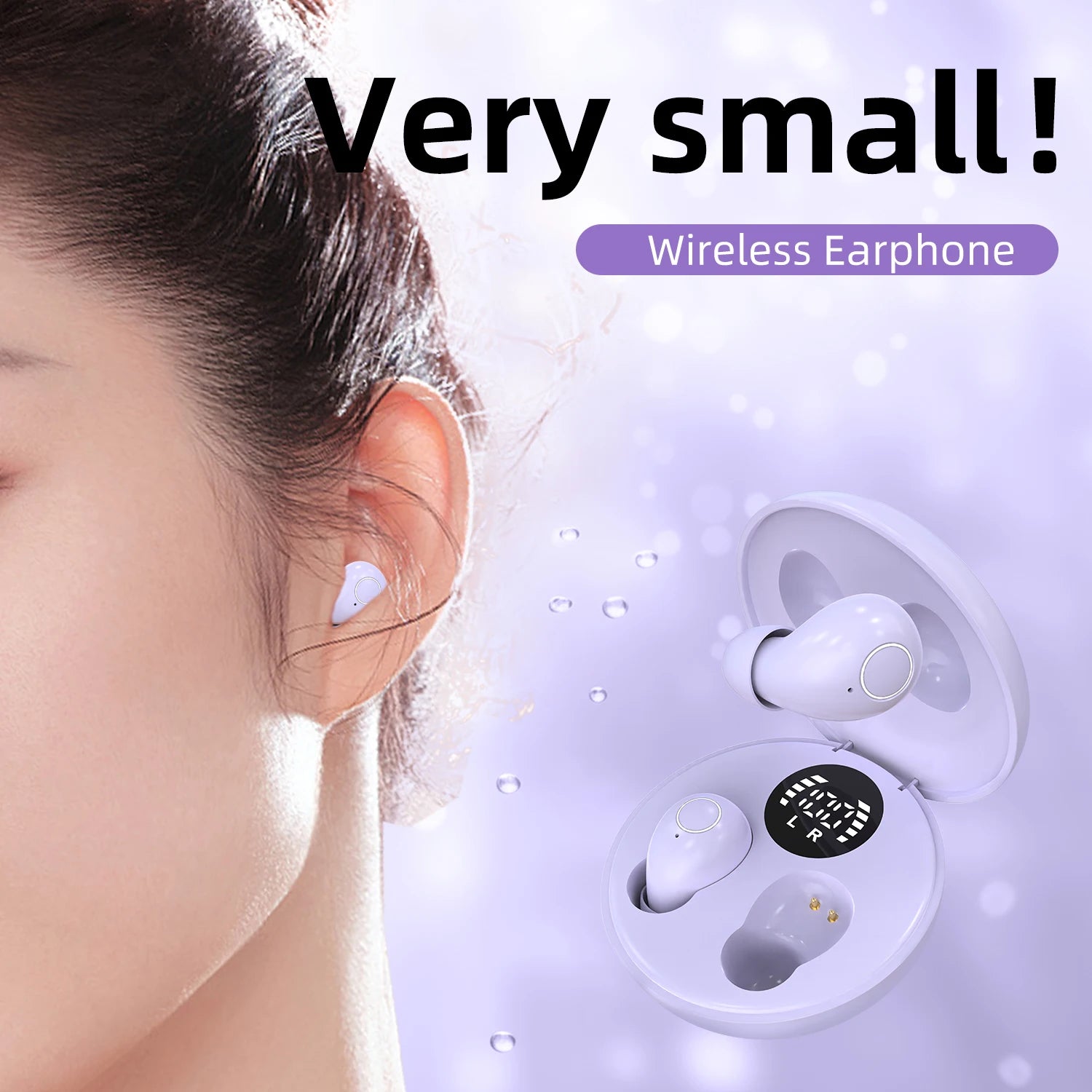 SK31 Mini Sleeping 5.4 Bluetooth Earphone Wireless Headphones Sport Running Invisible Earbuds HIFI Bass For Xiaomi Redmi Headset