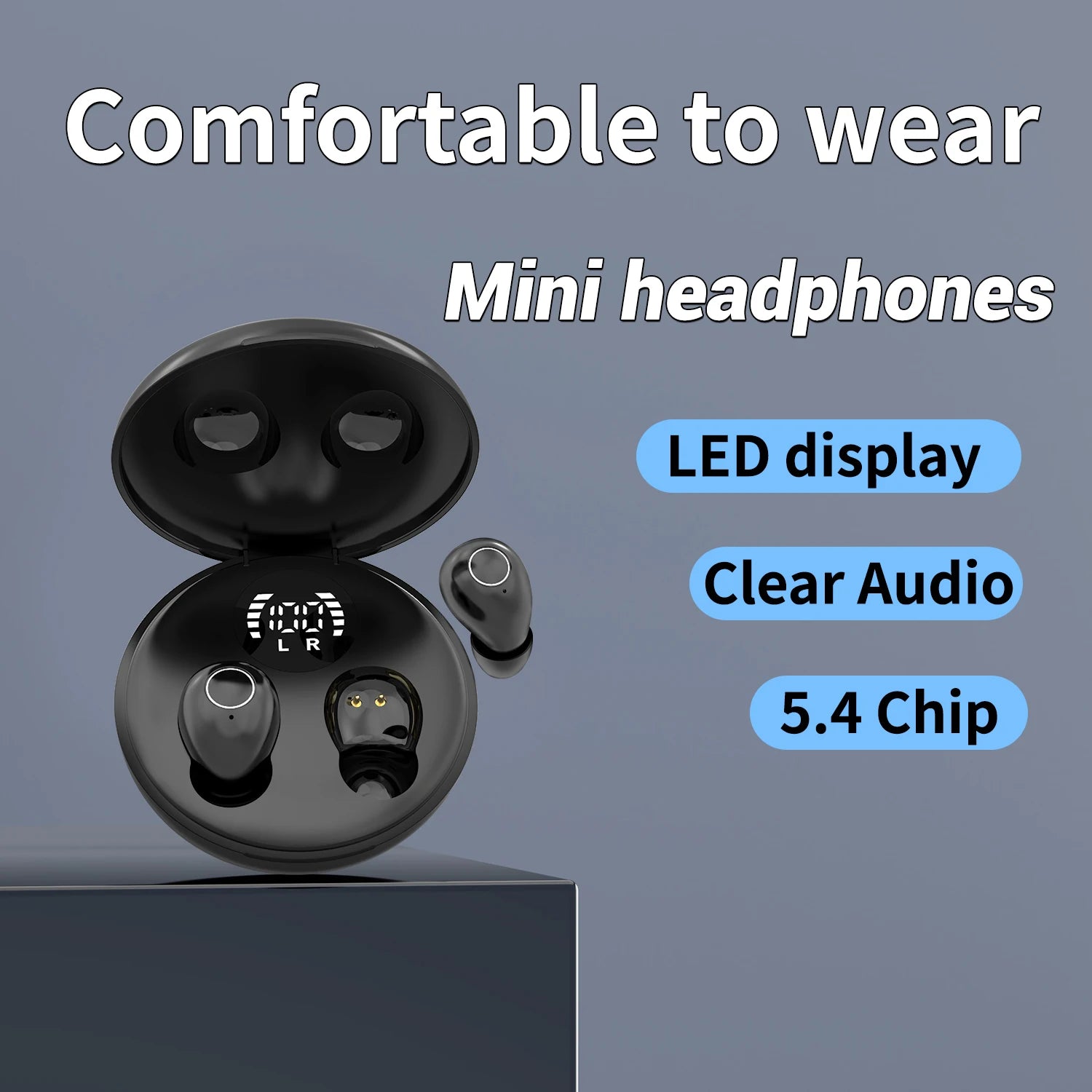 SK31 Mini Sleeping 5.4 Bluetooth Earphone Wireless Headphones Sport Running Invisible Earbuds HIFI Bass For Xiaomi Redmi Headset