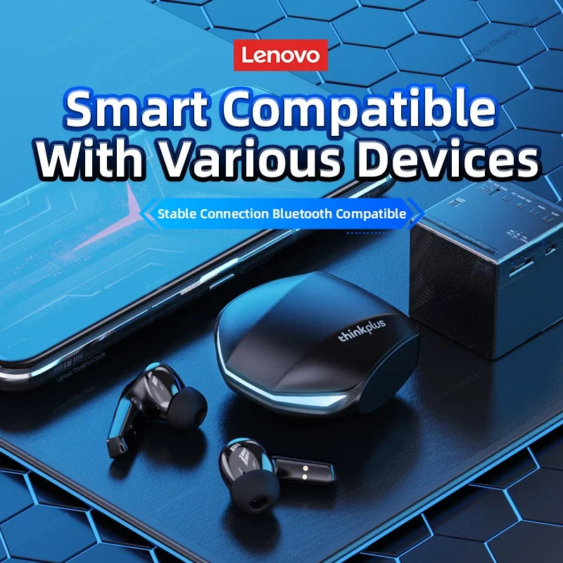 Ship From US Lenovo GM2 Pro Bluetooth Earphones Gaming Headset Low Latency Music Dual Mode Headphones with Mic HD Call Earbuds